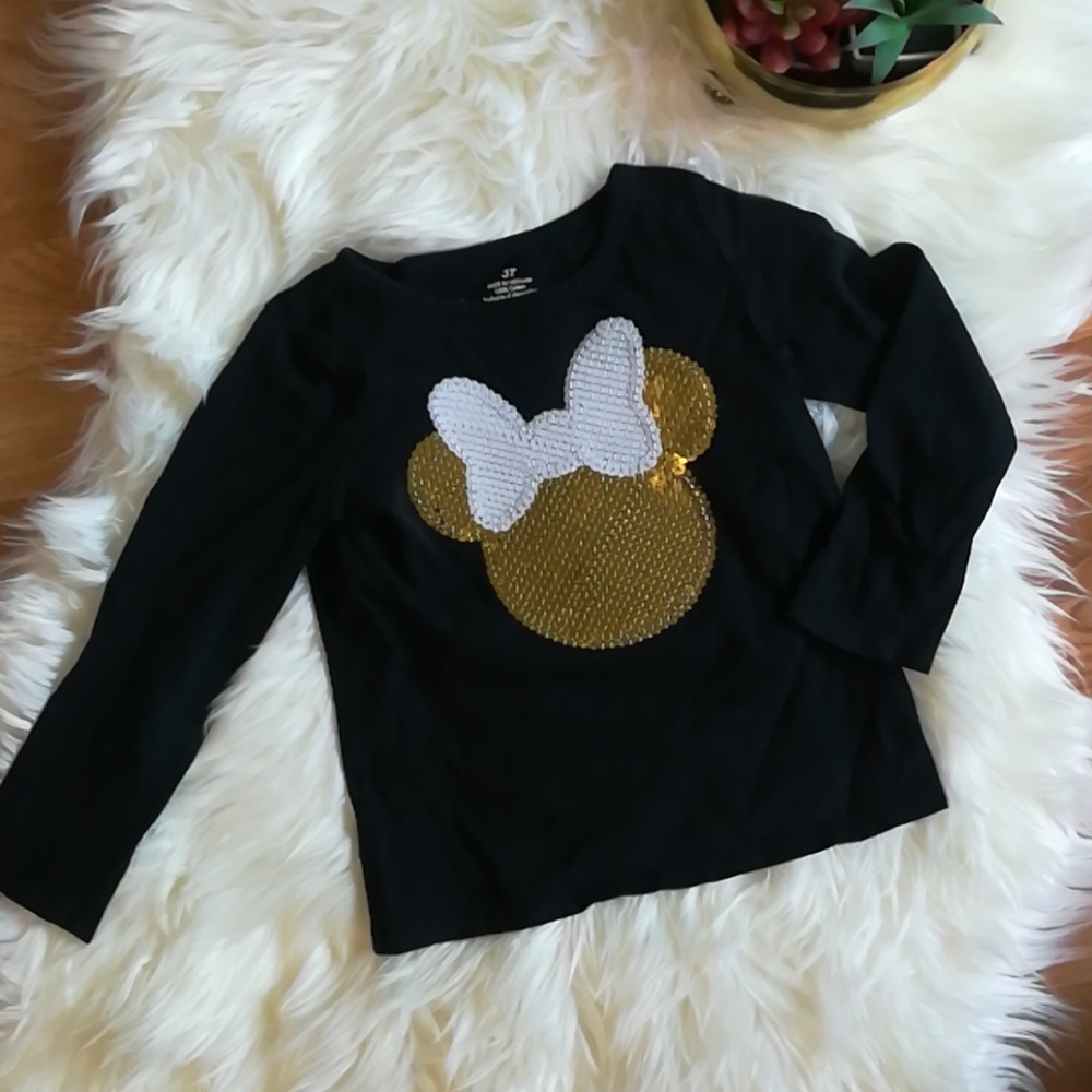 🌻Disney Jumping Beans Minnie sequin shirt
